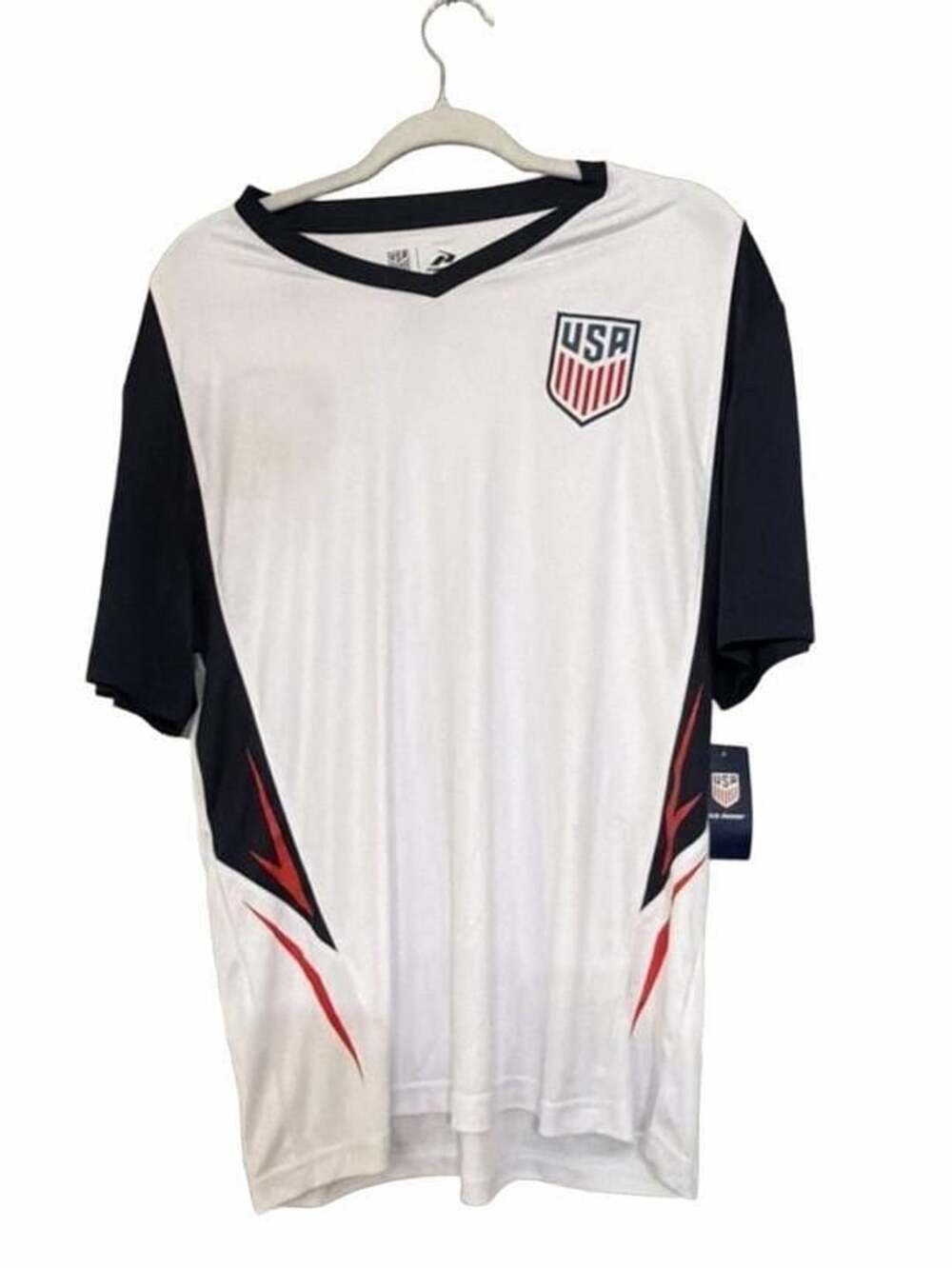 Icon Sports US Soccer USMNT Game Day Jersey Size L White